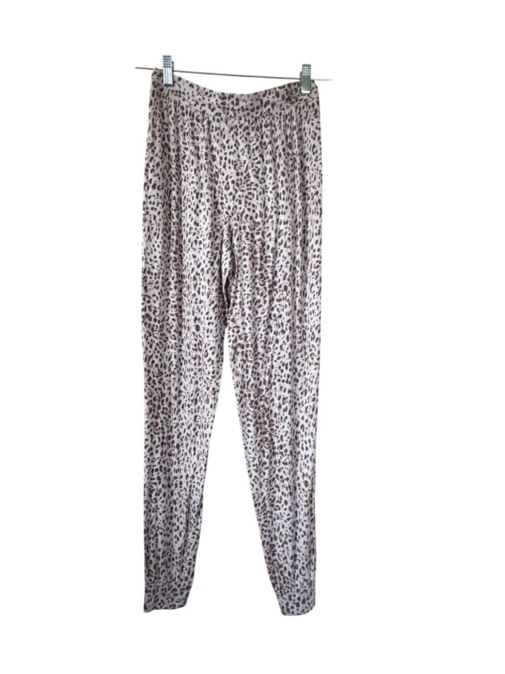 Jenni Intimates Leopard Print Pajama Pants Rayon Stretch Women's XS Loungewear